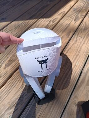 White Head Guard - Protective Martial Arts Headgear